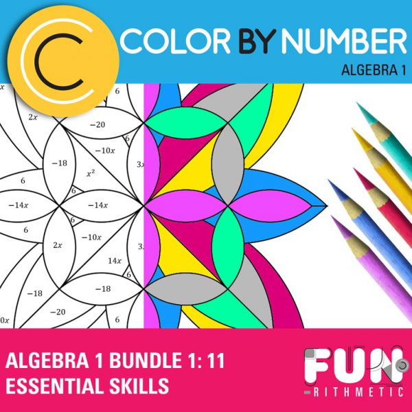 Algebra 1 coloring activities