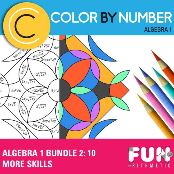 algebra 1 color by number