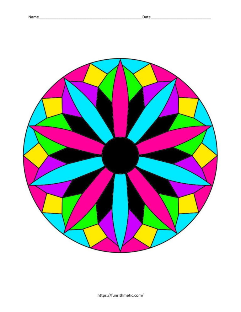 Dividing Decimals Color By Number Funrithmetic