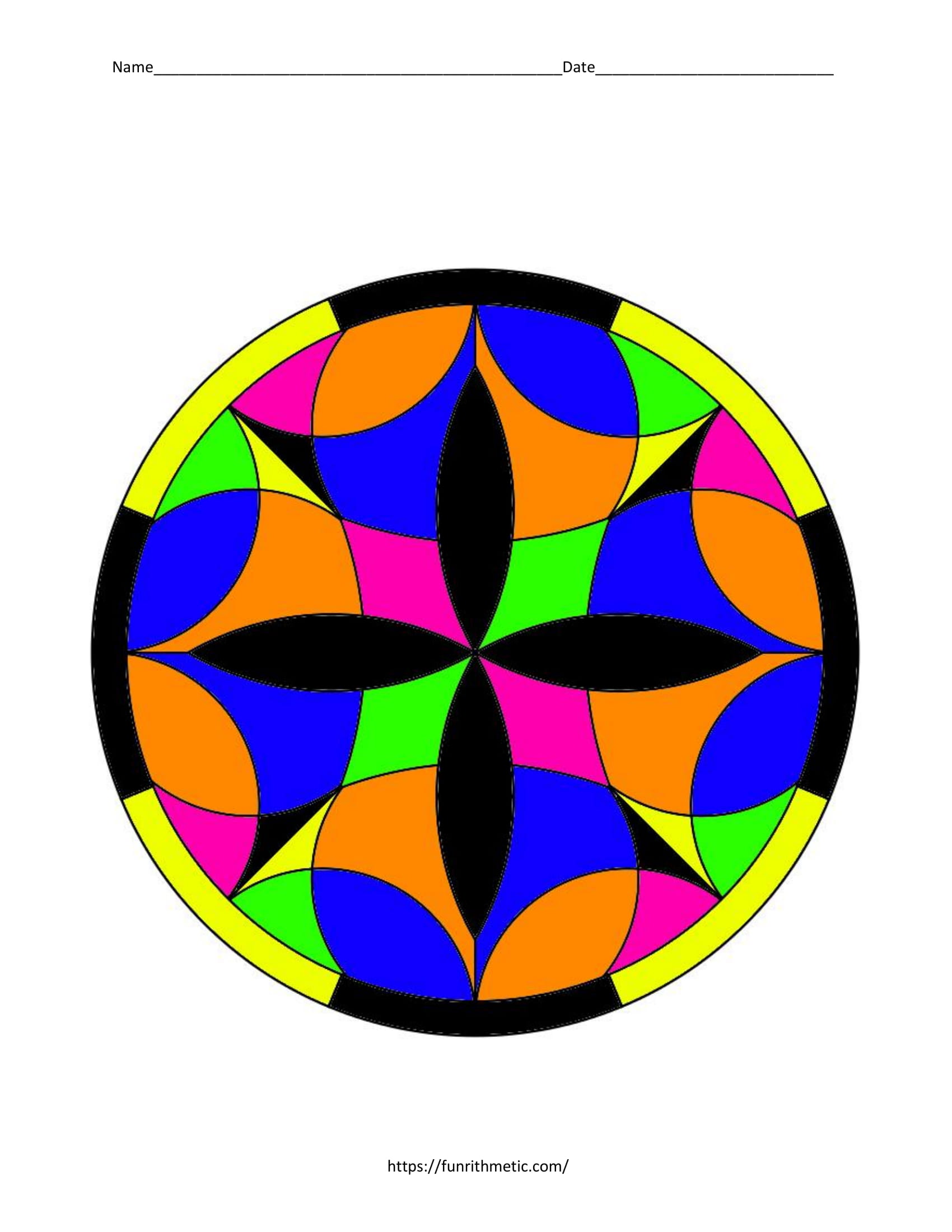 Rounding to One Decimal Place Coloring Puzzle by Arithmetints