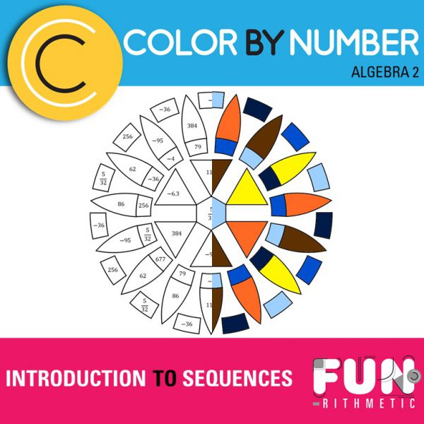 introduction to sequences color by number