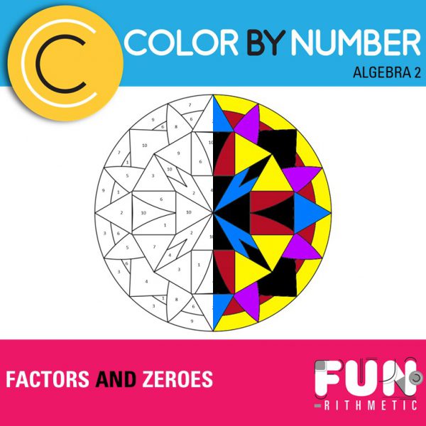 factors and zeroes color by number