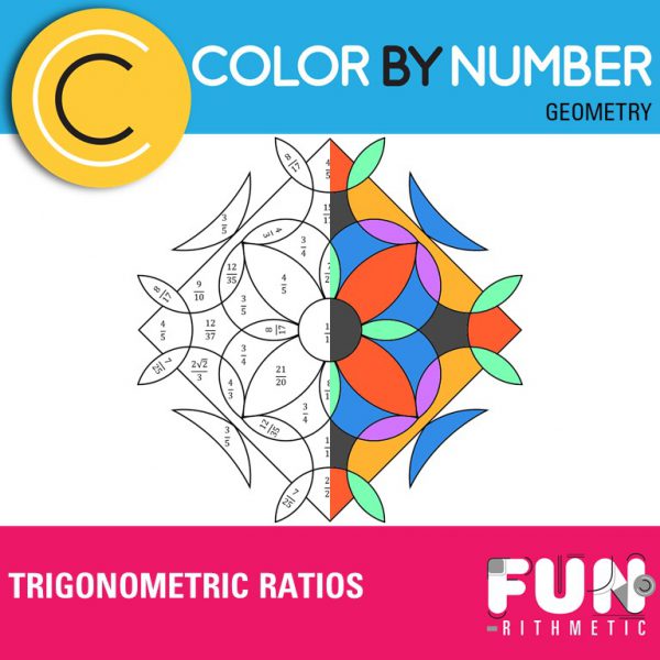 trigonometric ratios color by number