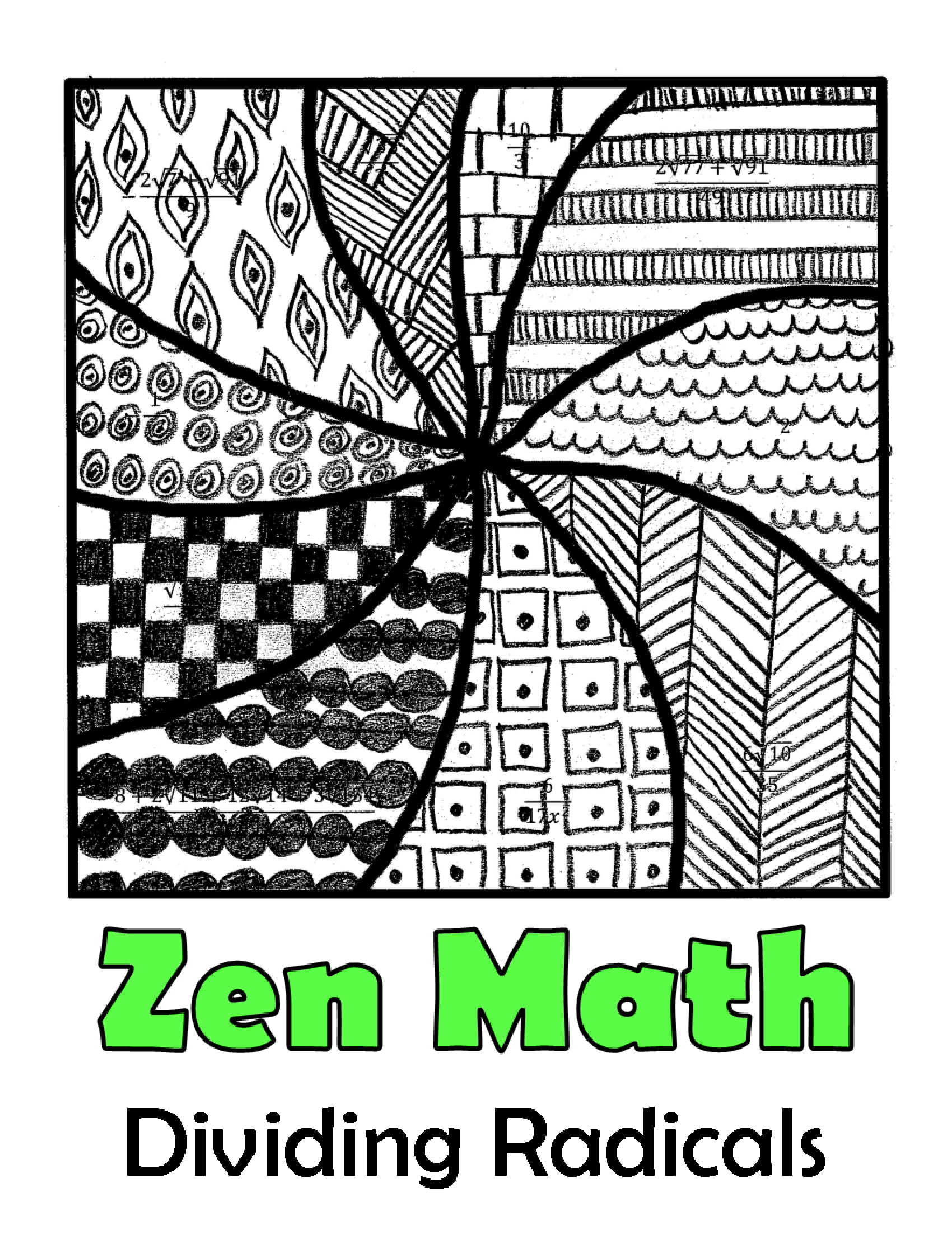dividing radicals zen math1 Funrithmetic