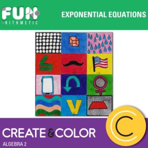 exponential equations create and color