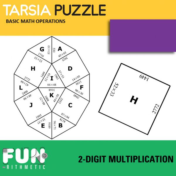 2-digit multiplication puzzle