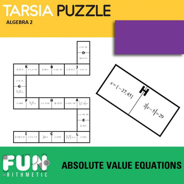 absolute value equations puzzle