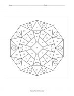 Determinants of Matrices coloring activity