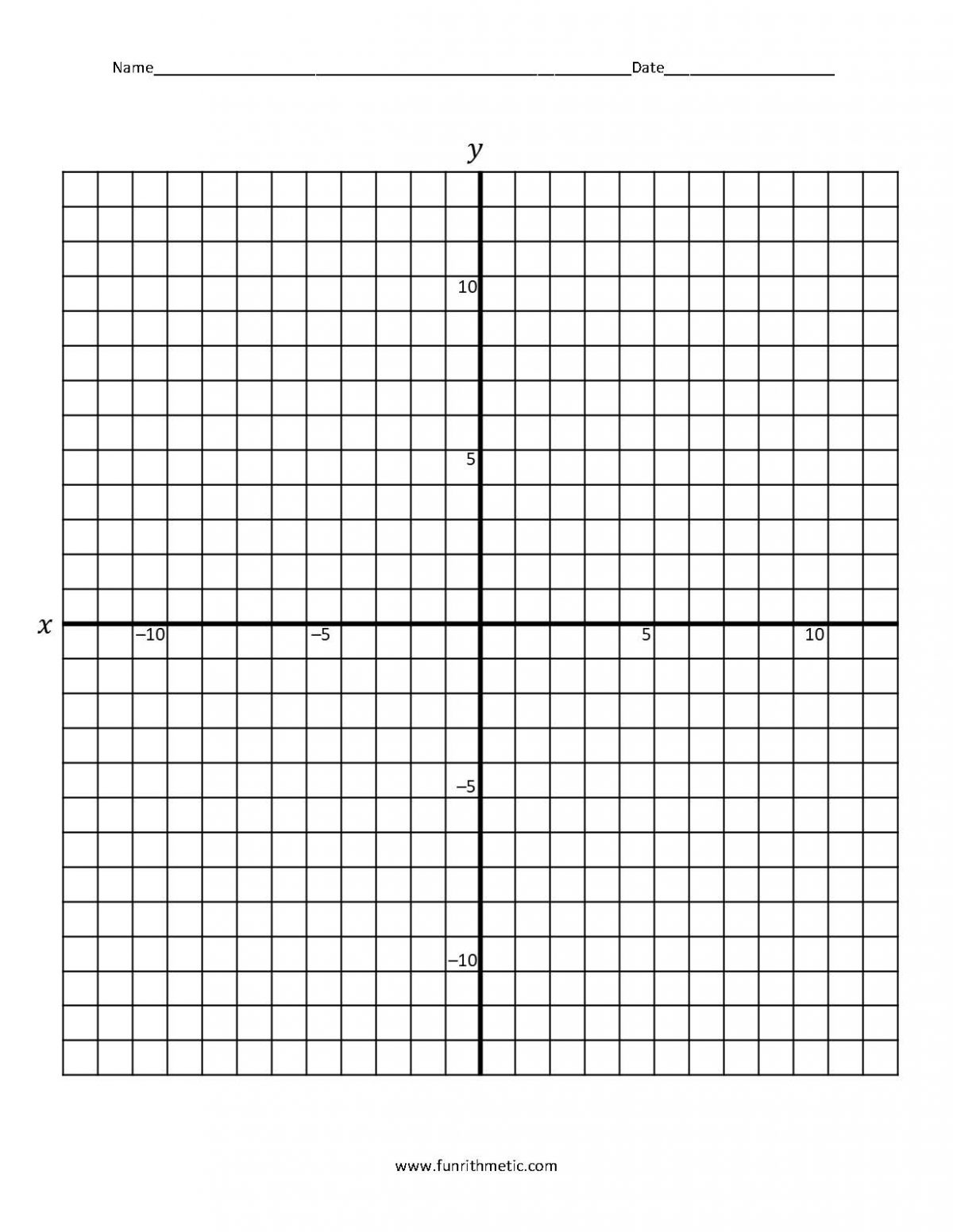 coordinate graphing worksheet