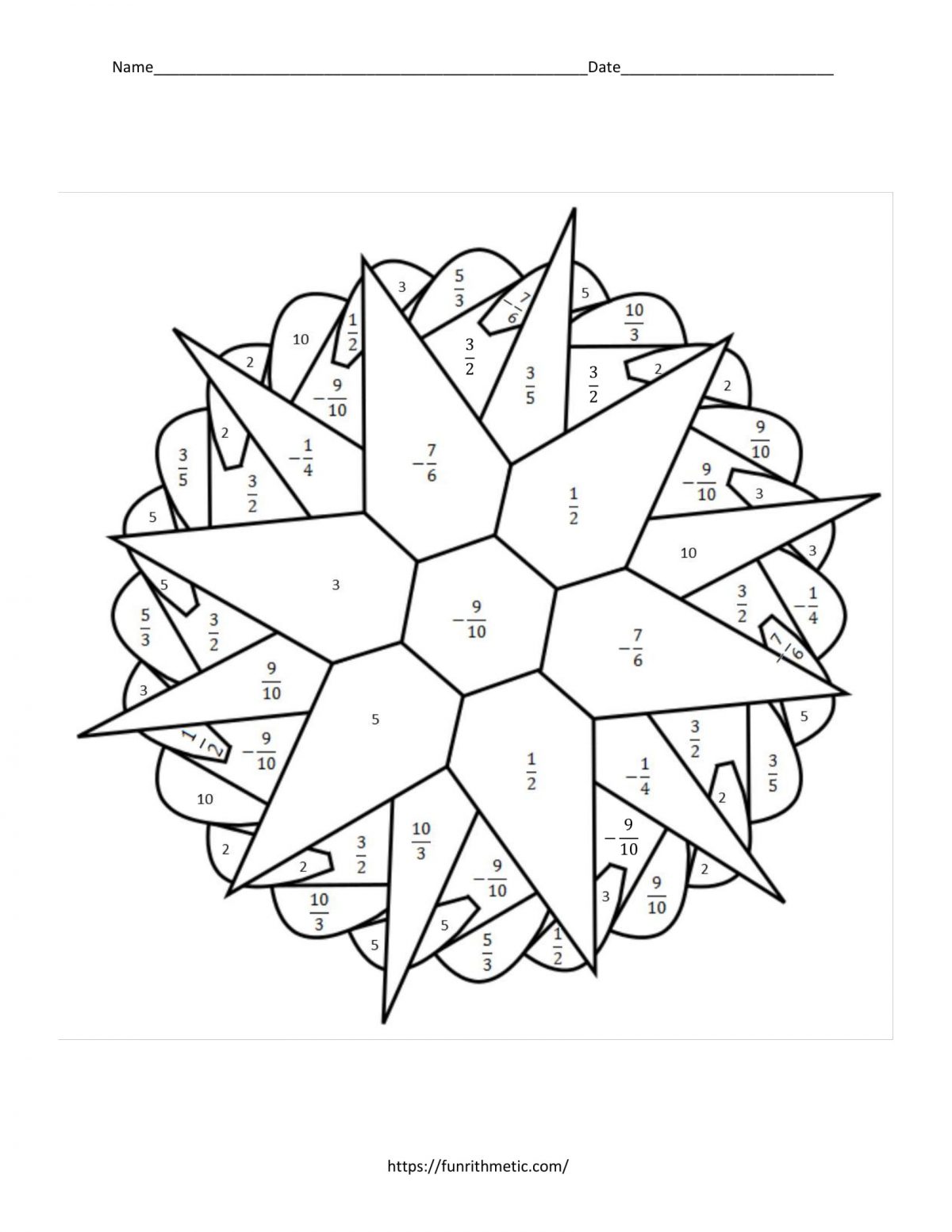 Slope Between 2 Points worksheet