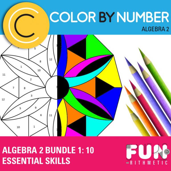 algebra 2 coloring activities