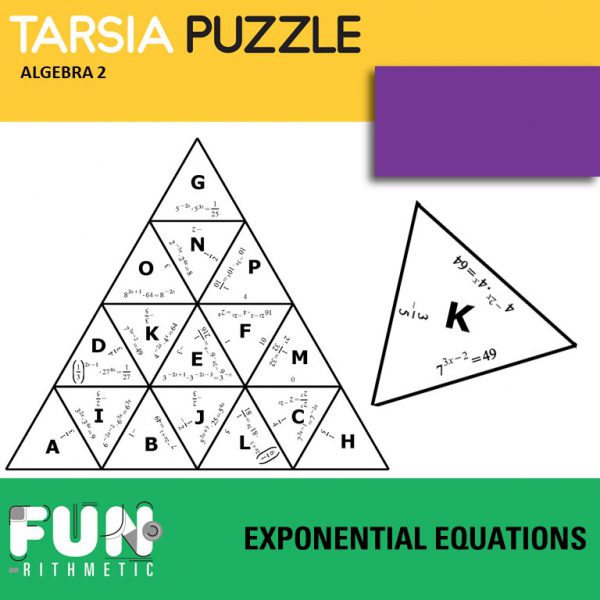 exponential equations puzzle