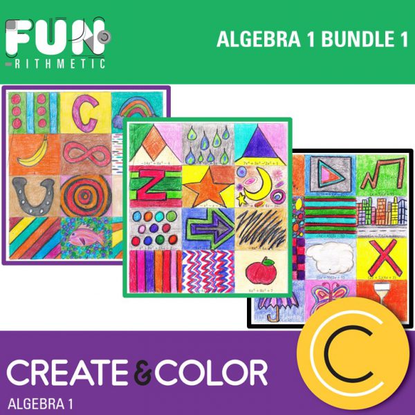 algebra 1 coloring activities