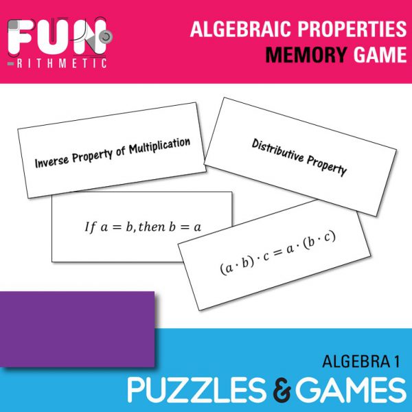 algebraic properties game
