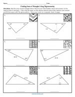 areas of triangles zen math
