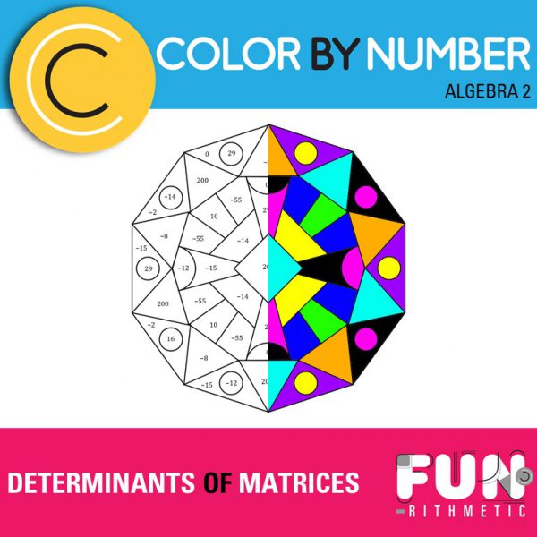 determinants of matrices coloring activity