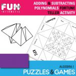 adding and subtracting polynomials activity