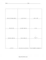 algebraic properties