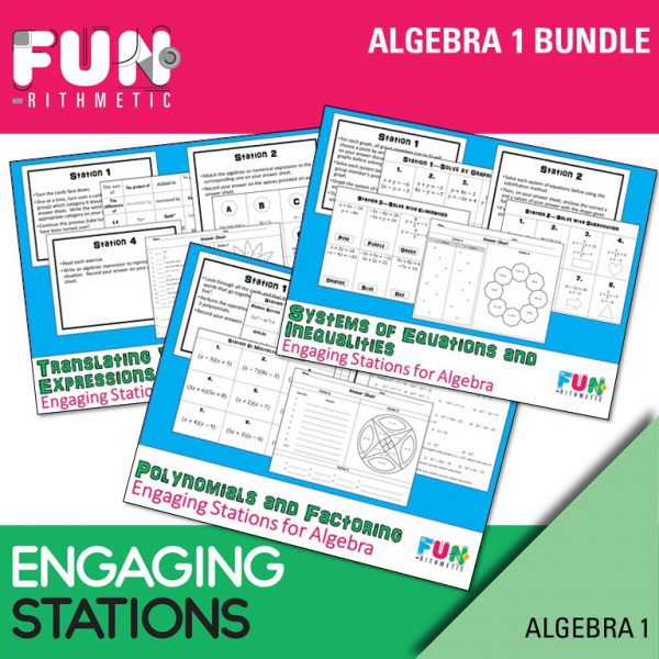 algebra 1 stations