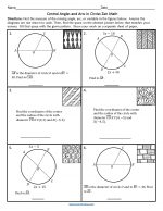 central angles and arcs