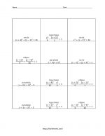 classifying conic sections