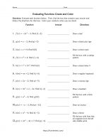 evaluating functions activity