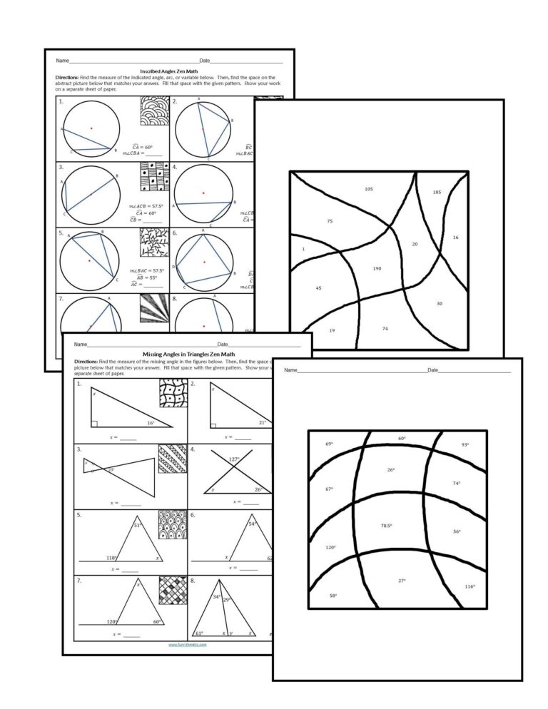 Geometry Zen Math Bundle 1 | Funrithmetic