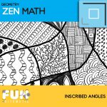 inscribed angles worksheet