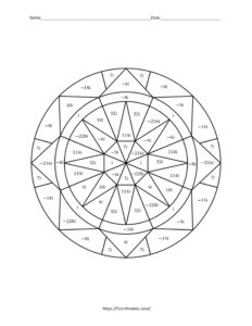 Operations with Complex Numbers worksheet