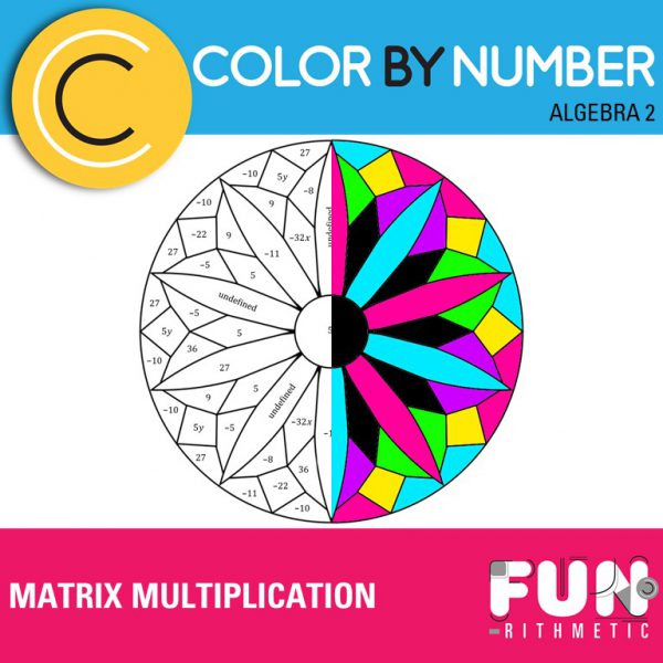 matrix multiplication coloring activity