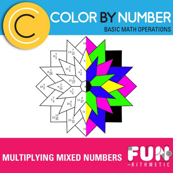 Multiplying Mixed Numbers worksheet