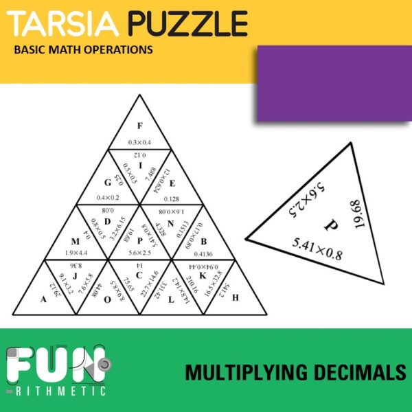 multiplying decimals puzzle