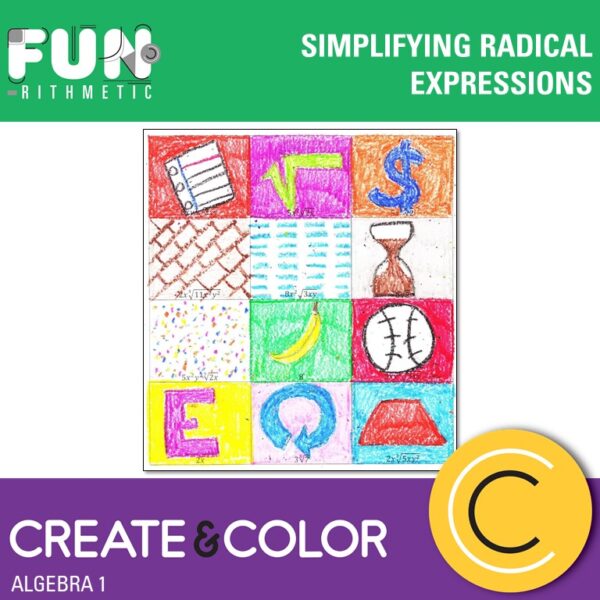 simplifying radical expressions worksheet